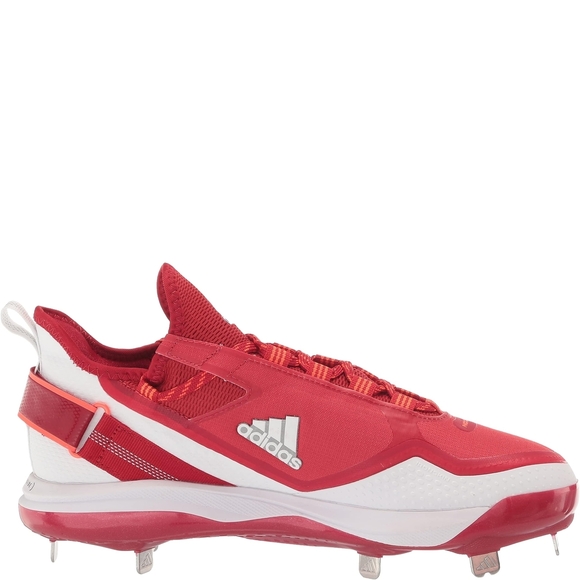 adidas Mens Icon 7 Boost Baseball Cleats 7 Color Team Power Red/White/Solar  Red